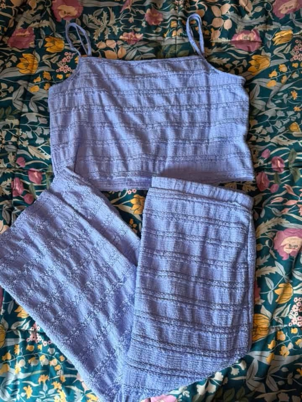 No Boundaries Lavender Textured Maxi Dress Set